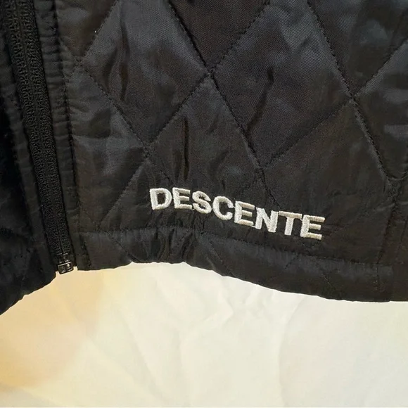 Descente Team Alberta Quilted Jacket Women’s M Black Ski Athletic Insulated - Picture 6 of 11